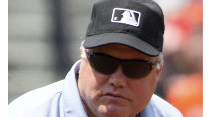 Major League Baseball umpire Brian O’Nora