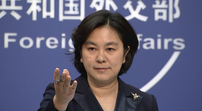 Chinese Foreign Ministry spokesperson Hua Chunying