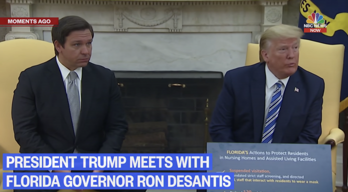 Trump Meets With Florida Governor DeSantis