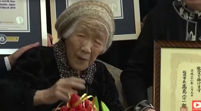118-year-old Kane Tanaka of Japan