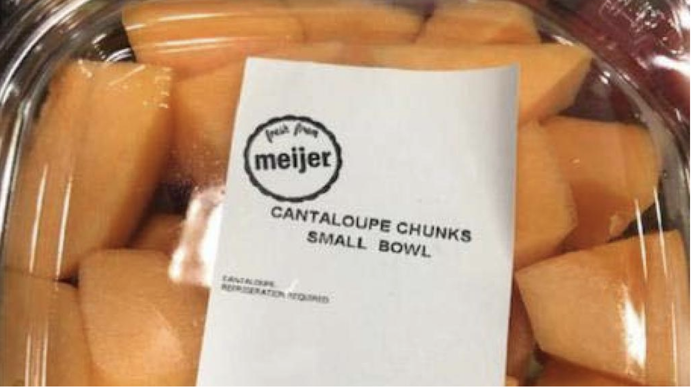 Previous recalls for precut cantaloupe include 2020 Meijer products recalled across six states.