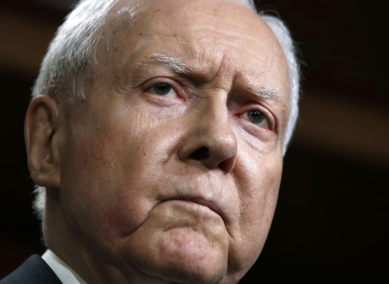 Sen. Orrin Hatch, R-Utah, attends a news conference with Republican members of the Senate Judiciary Committee on Capitol Hill in Washington on Oct. 4, 2018. A longtime senator known for working across party lines, Hatch died Saturday, April 23, 2022, at age 88. (AP Photo/Jacquelyn Martin, File)