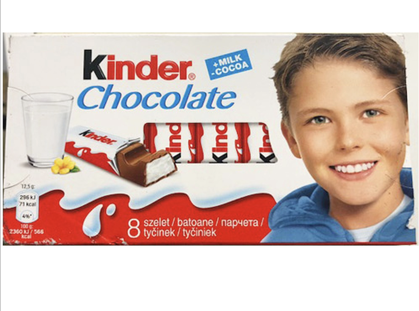 Kinder brand chocolate