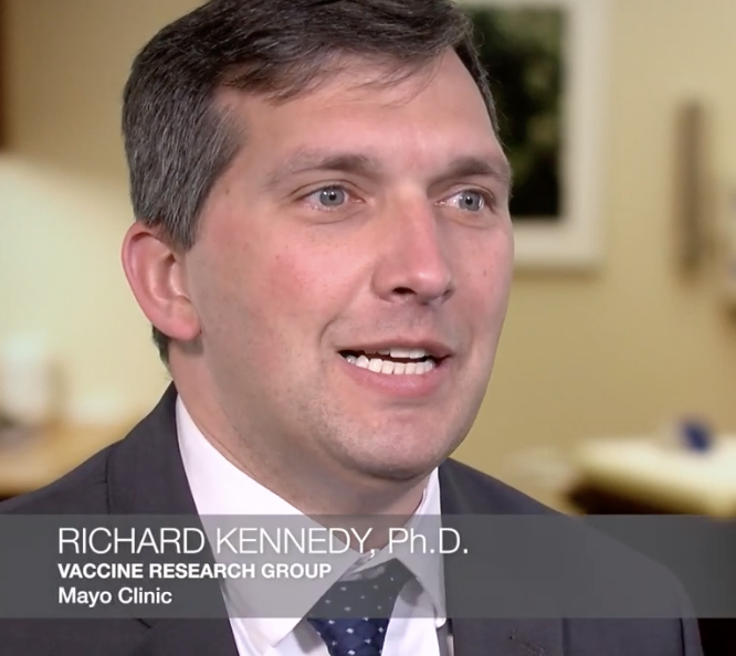 Richard B. Kennedy, Ph.D./Vaccine Research Group/Mayo Clinic