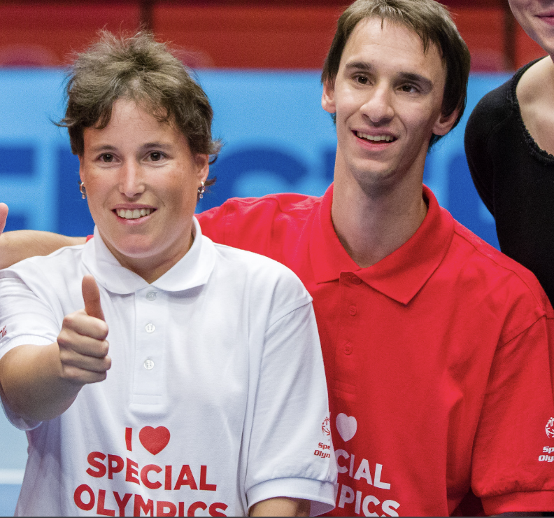 Special Olympics participants