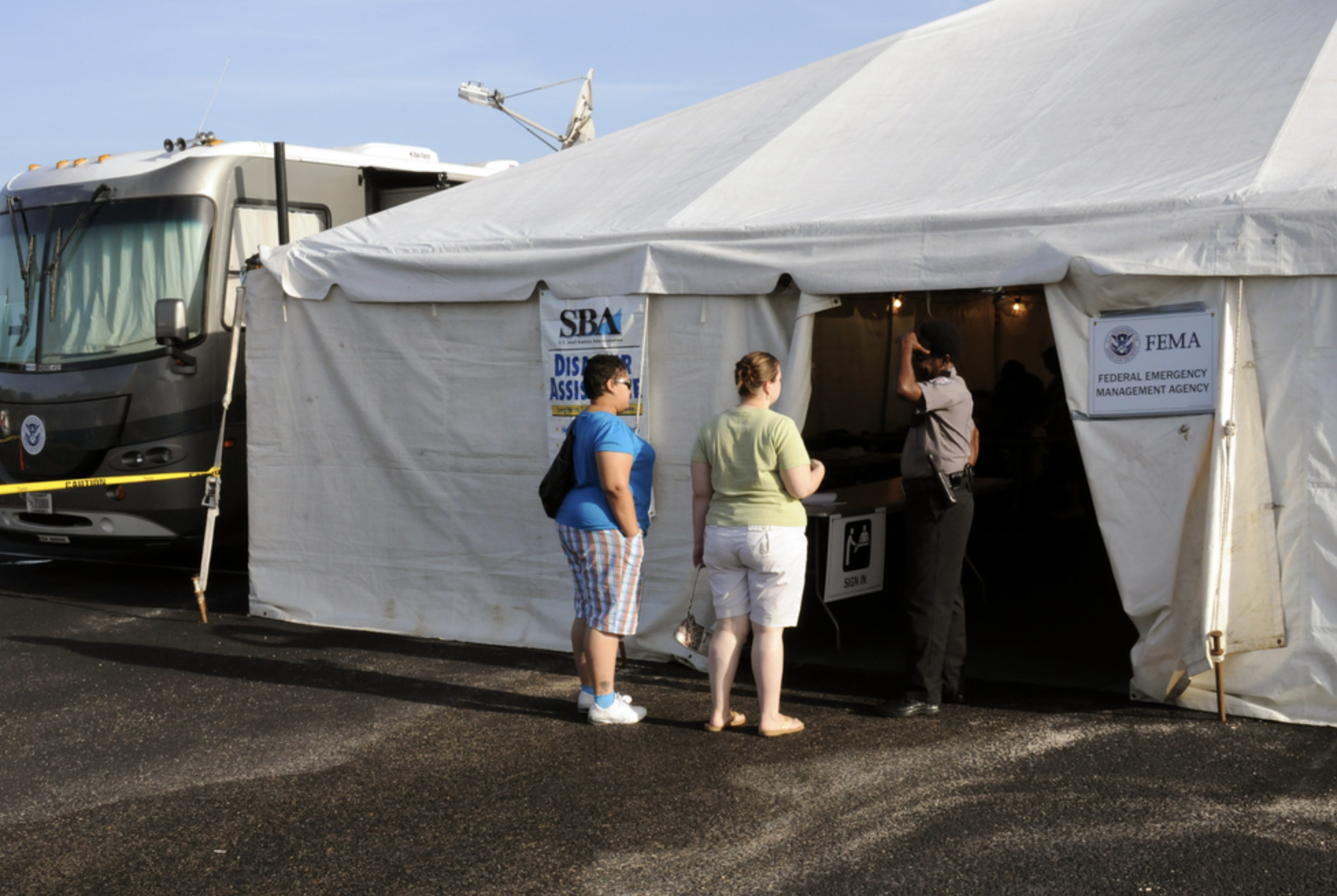 FEMA tent | U.S. National Archives