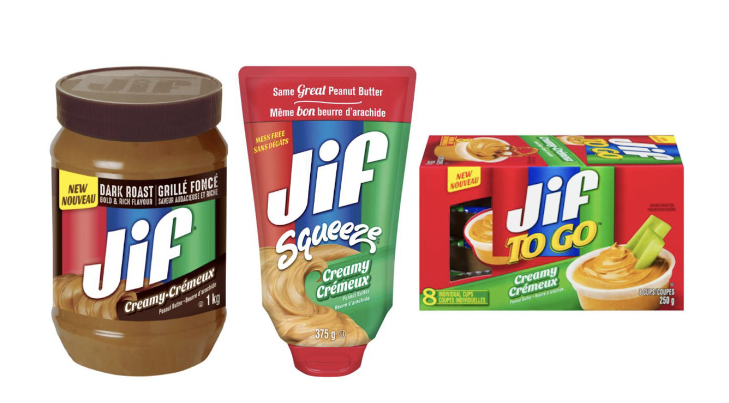 Jif peanut butter products