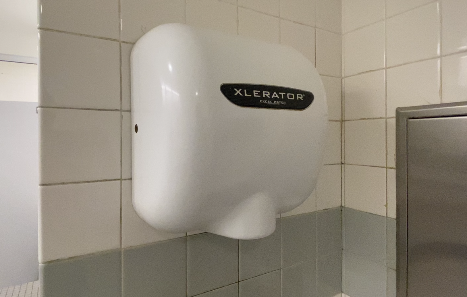 Restroom hand dryer