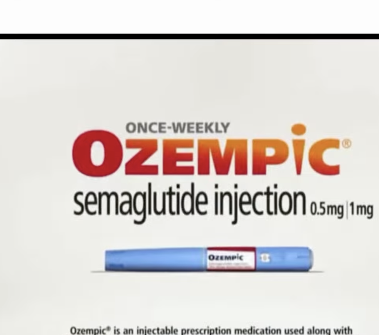 Screenshot, prescription drug ad