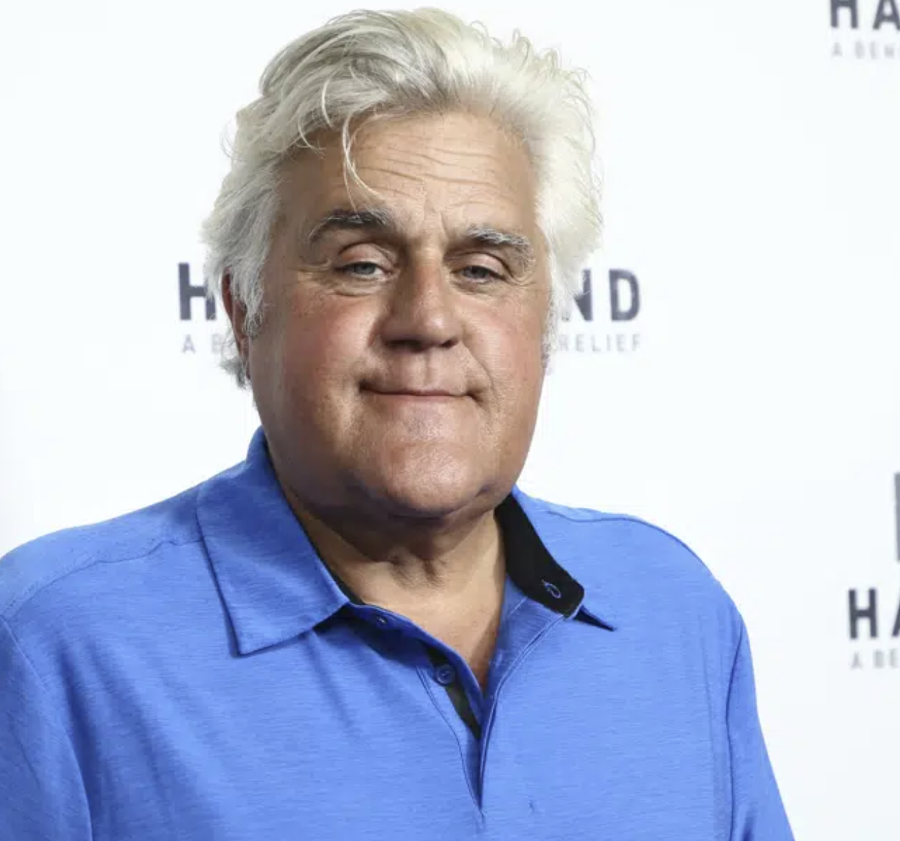 FILE - Jay Leno attends the Hand in Hand: A Benefit for Hurricane Harvey Relief in Los Angeles