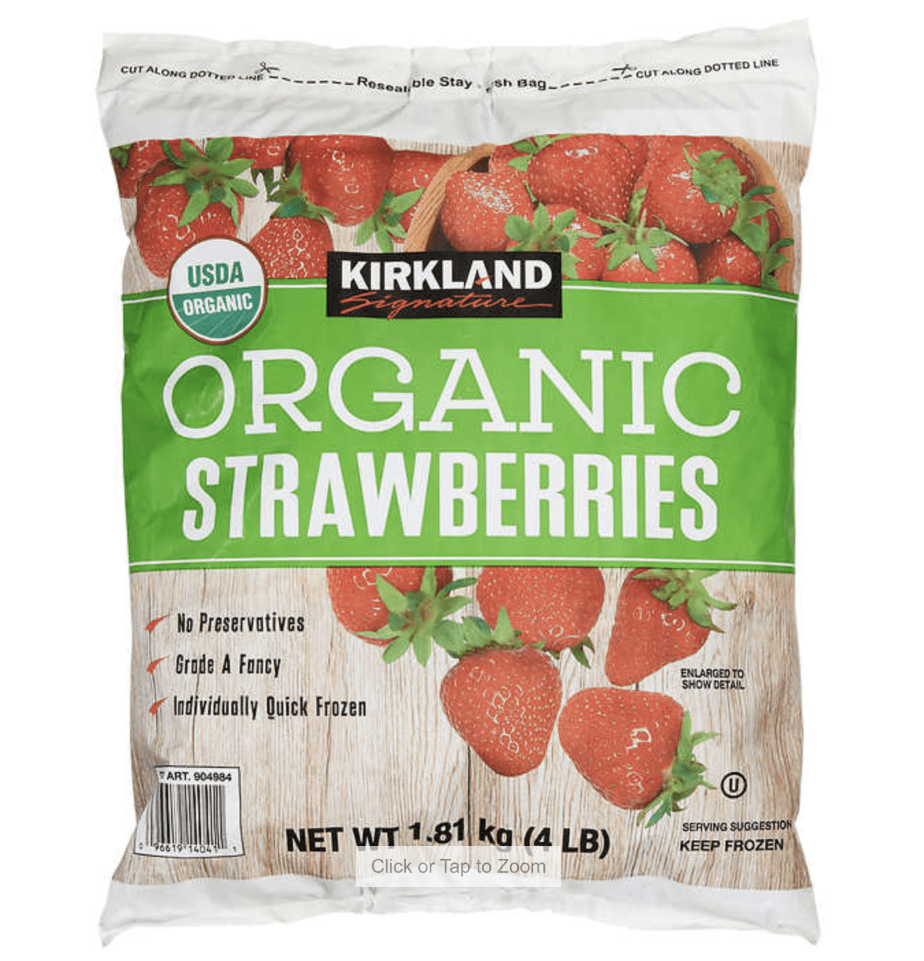 Kirkland Signature Organic Strawberries