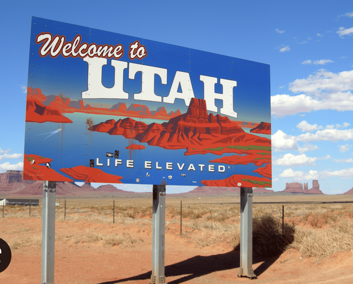 Utah Monument Valley sign