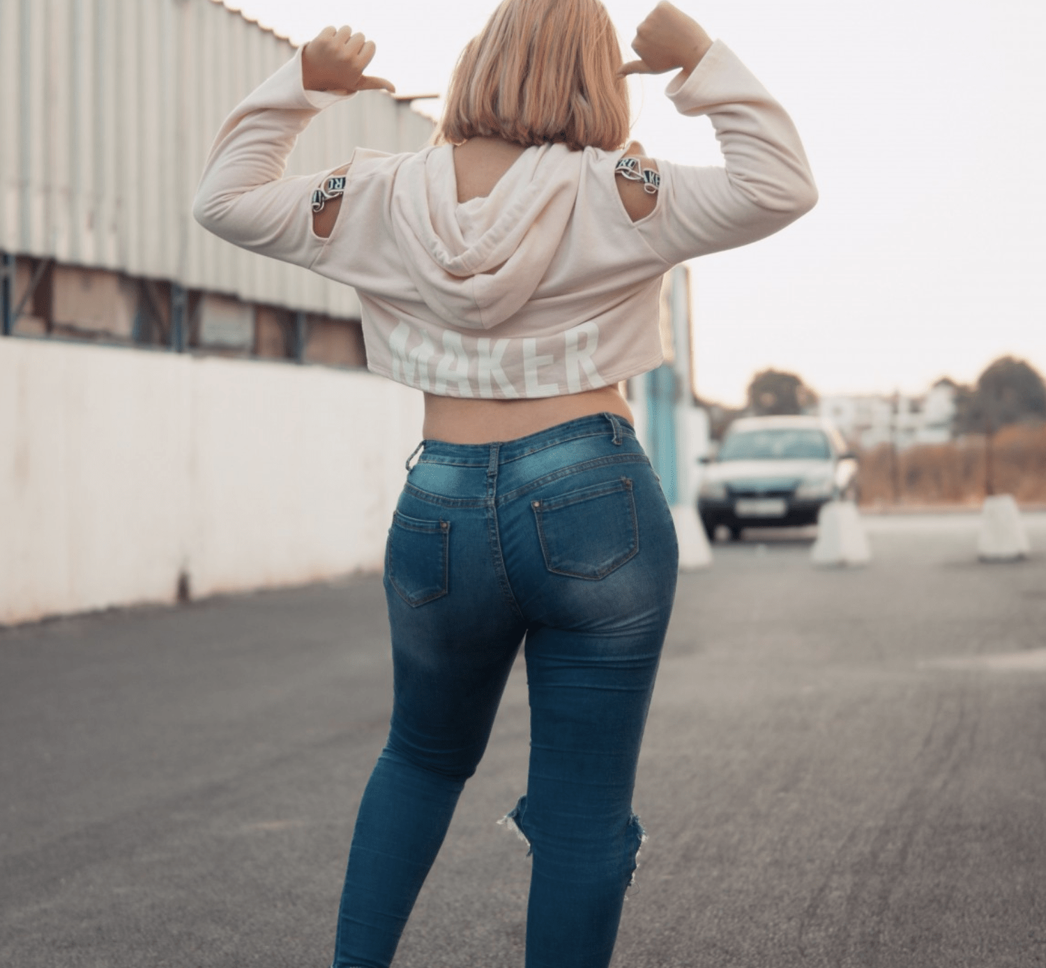 jeans blue photograph clothing denim standing girl