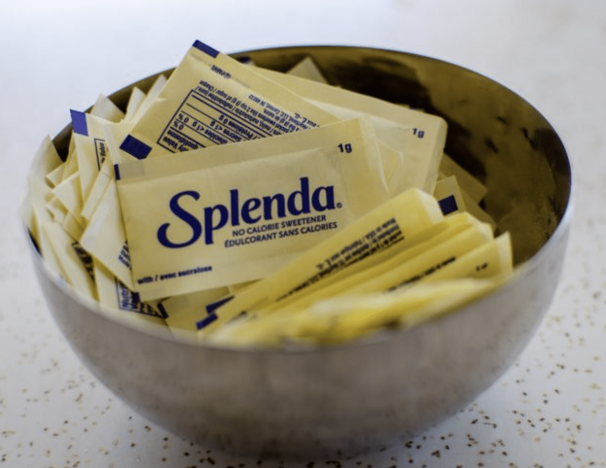 Bowl of Splenda packets