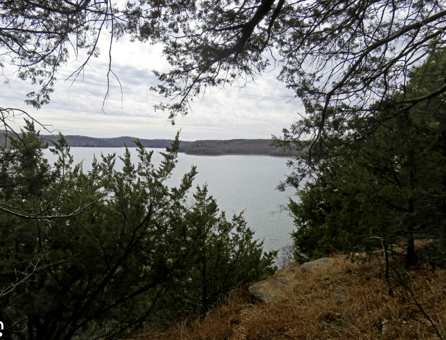 View of a lake in the Ozarks