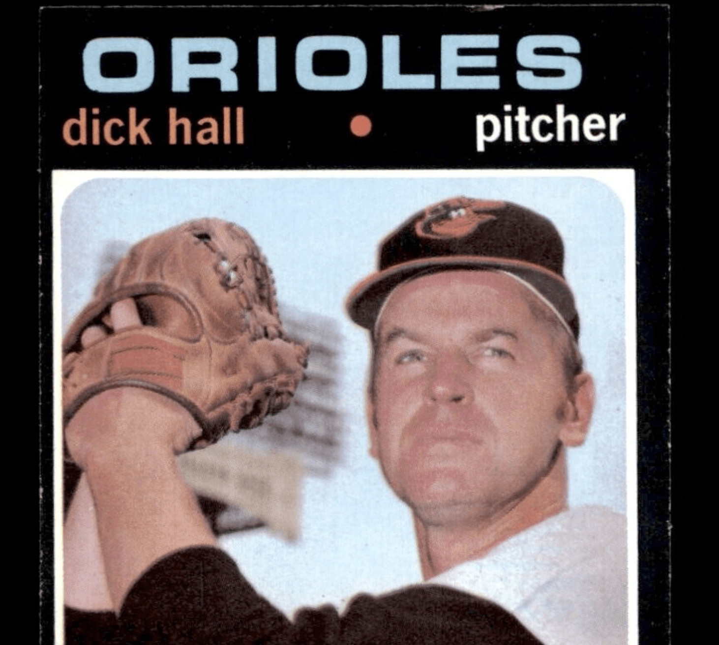 Dick Hall baseball card
