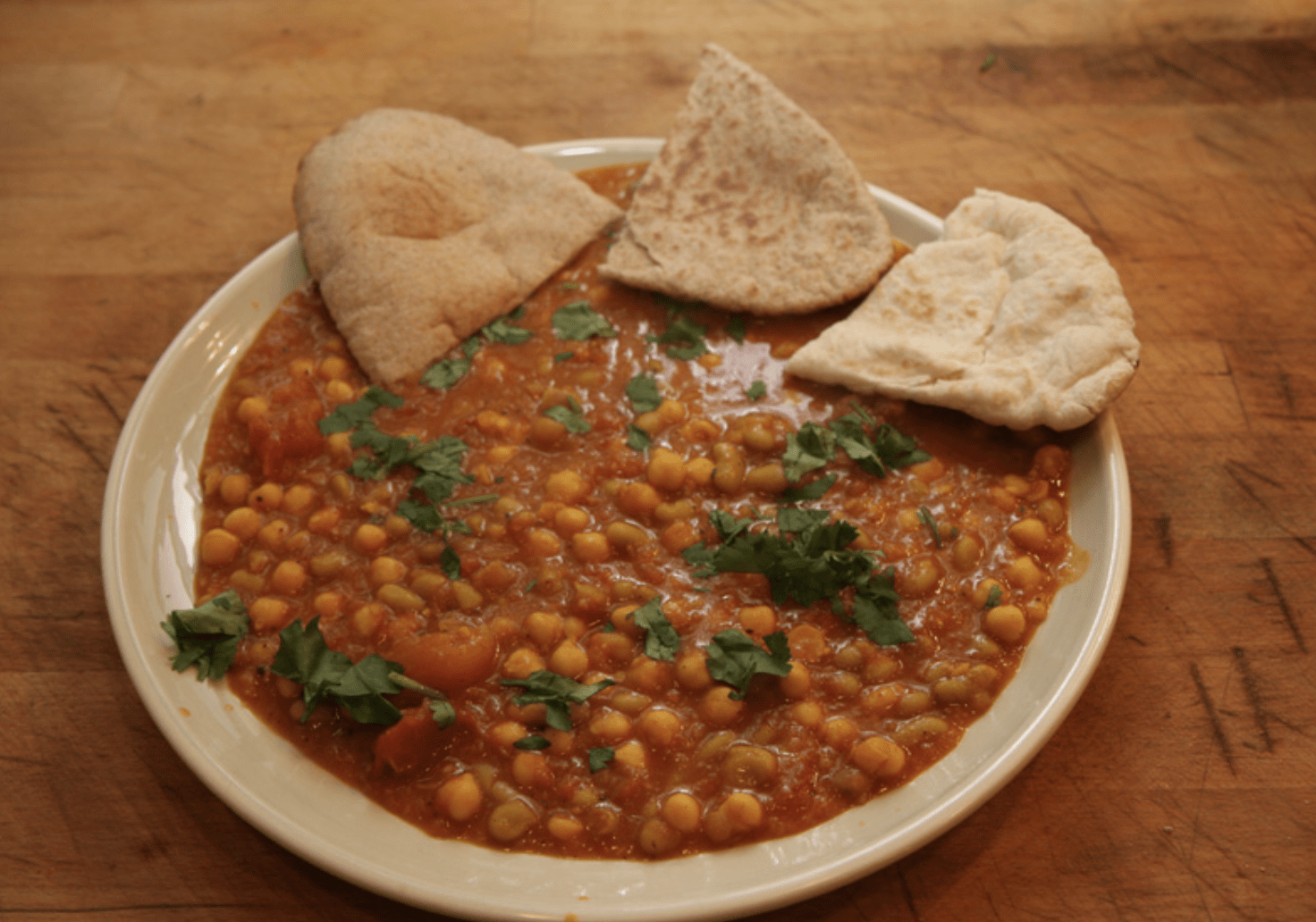 Red lentil curry