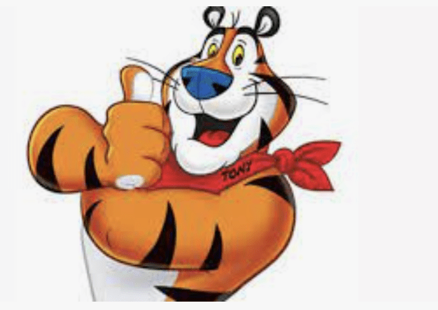 Tony the Tiger mascot