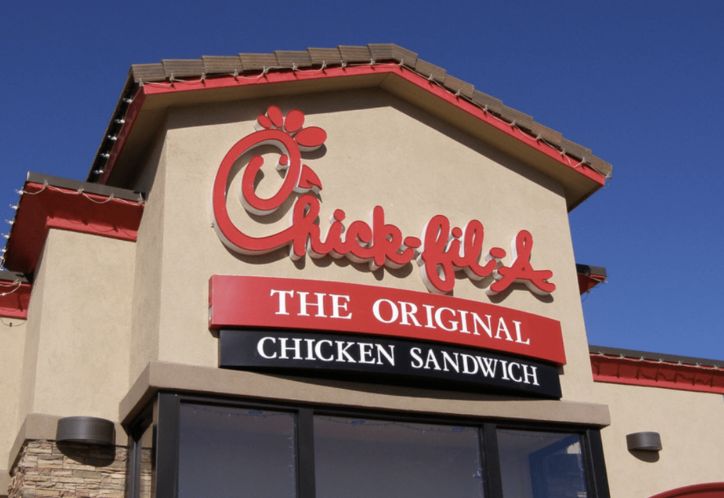 Retail Chick-fil-A sign
