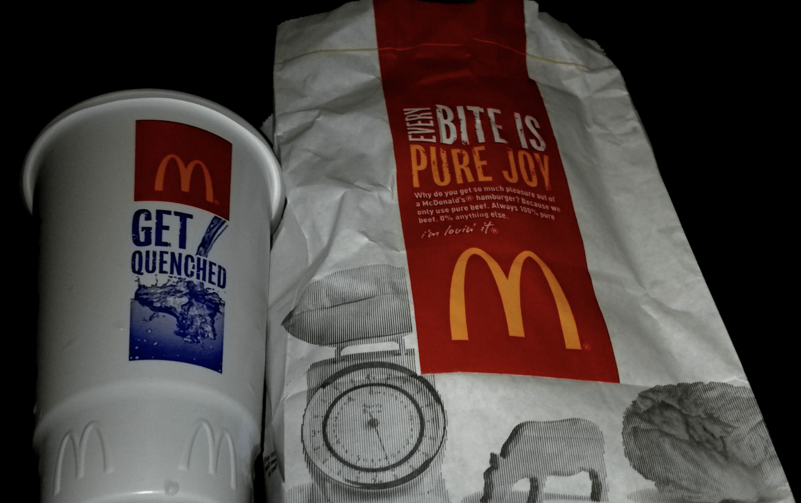 McDonald's Cup and Bag | -Paul H-